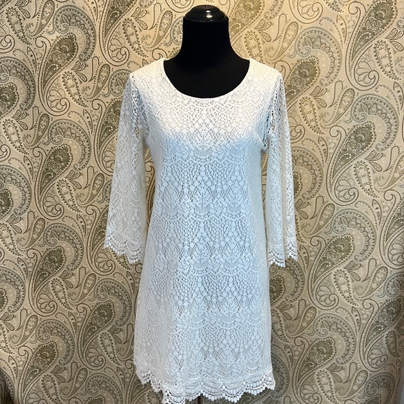 Divided Dresses & Skirts - DIVIDED by H&M Lace Mini Dress EUC SZ 8